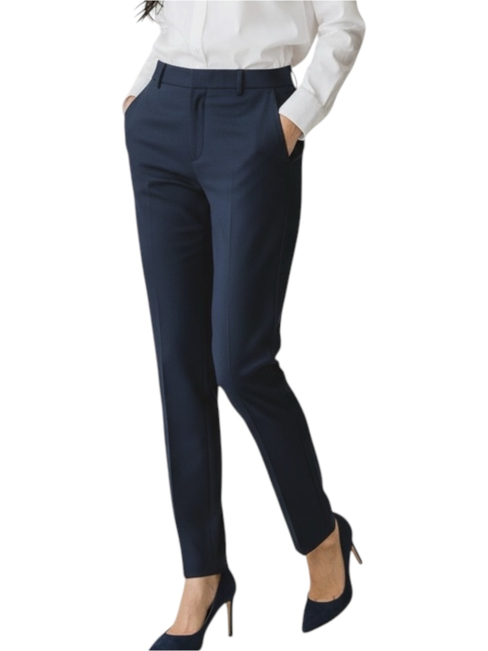 J Crew Navy Ruby Crop Pant NWOT Size 2 Academia Neutral Minimalist